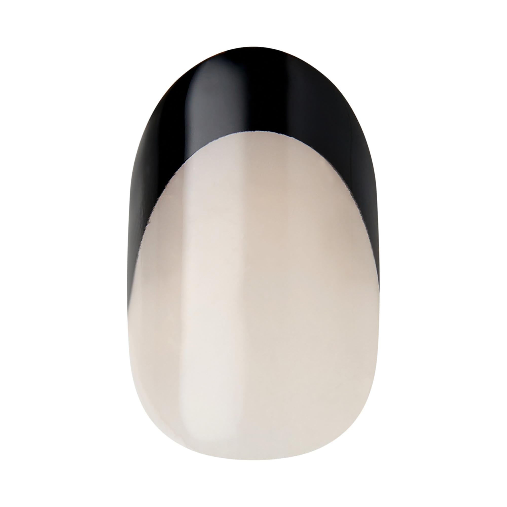 Top view of Fearless press on nails on hand