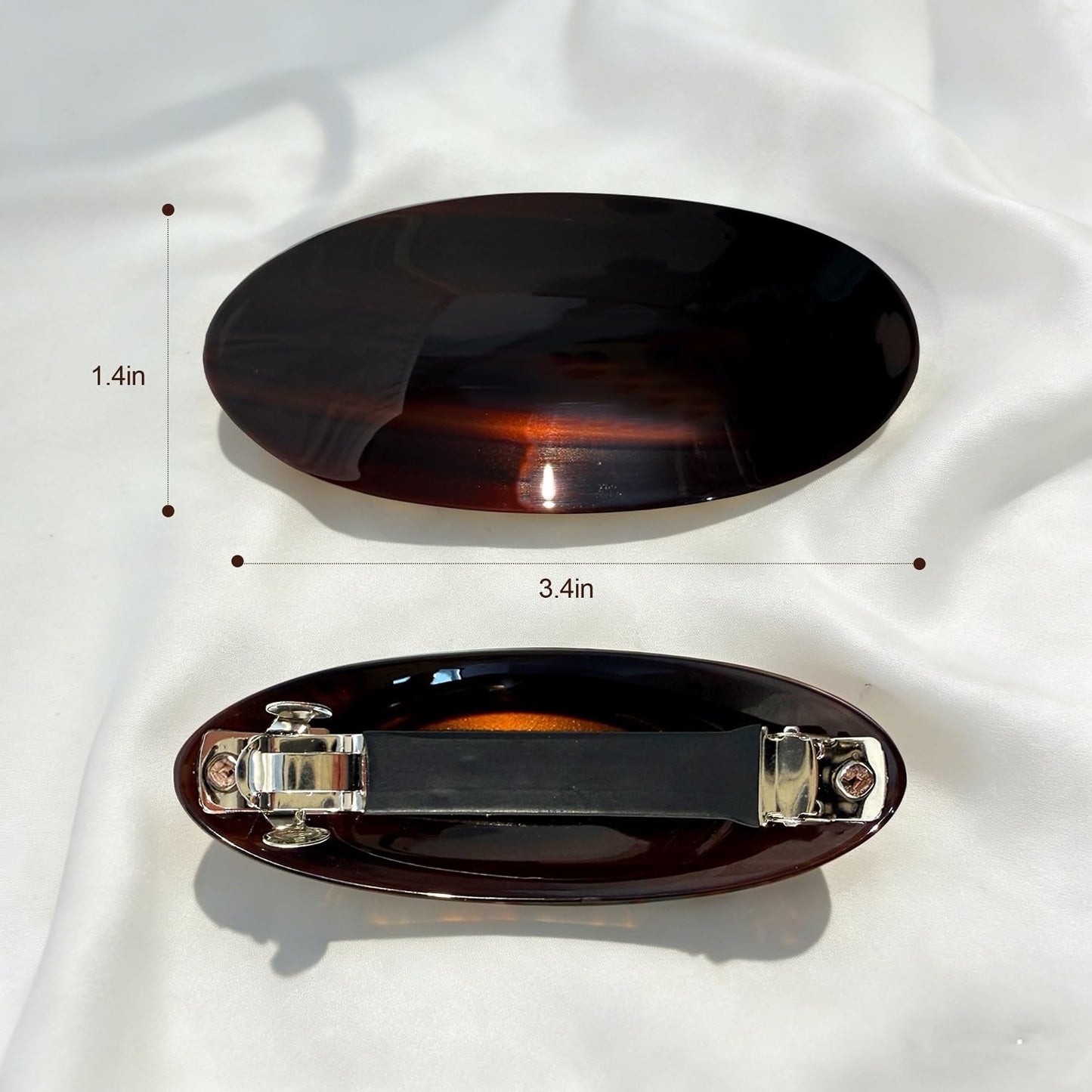 Vintage tortoise shell hair accessories for women arranged cleanly on a neutral styling background.