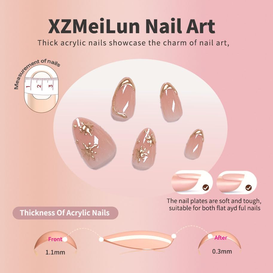 Full 24 piece acrylic nail set with accessories for application