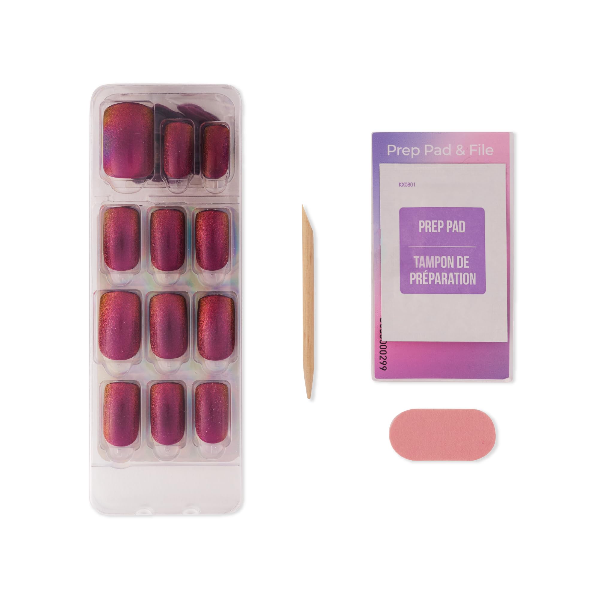 Kiss Impress Color Fx cat eye design press on nails