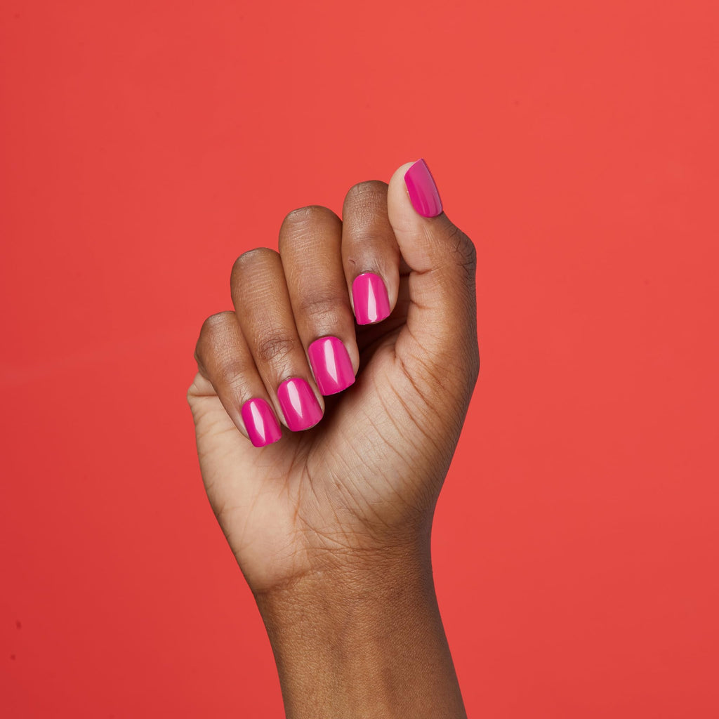 Professional salon look press on nails in solid pink