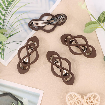 Complete packaging view of the imported Amariver four piece vintage hair accessory collection.