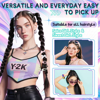 Non slip star shaped hair barrettes for girls highlighting the smooth polished edges.