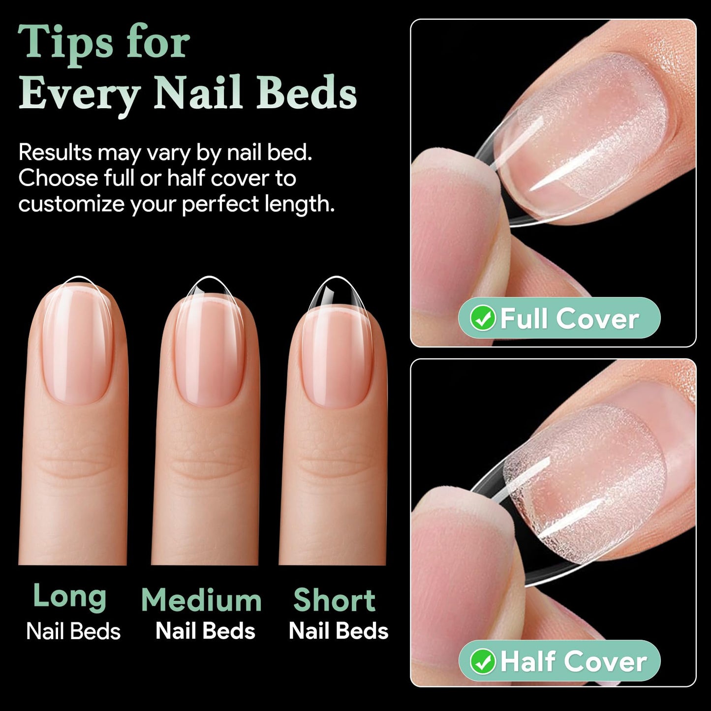 Professional nail technician using Leykosh soft gel tips