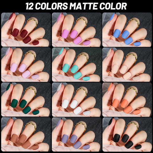 Teenitor nail kit with matte and glossy finish options