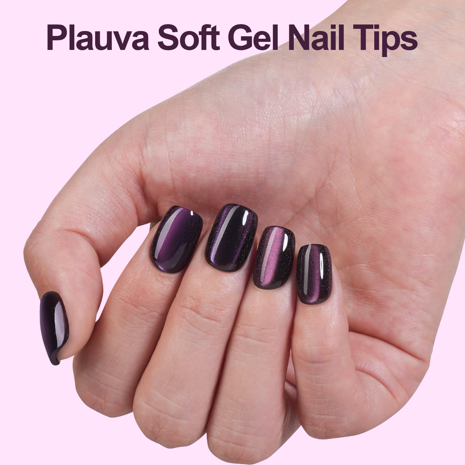 Plauva soft gel press on nails 150 pieces set