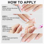 Authentic Oifen French gel nails package for women