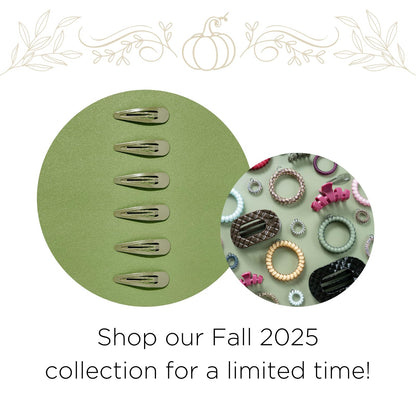 Teleties no-breakage comfortable fashion barrettes for all hair textures.