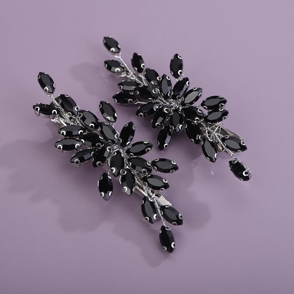 Teyglen decorative hair accessories jewelry worn in an elegant bridal updo hairstyle