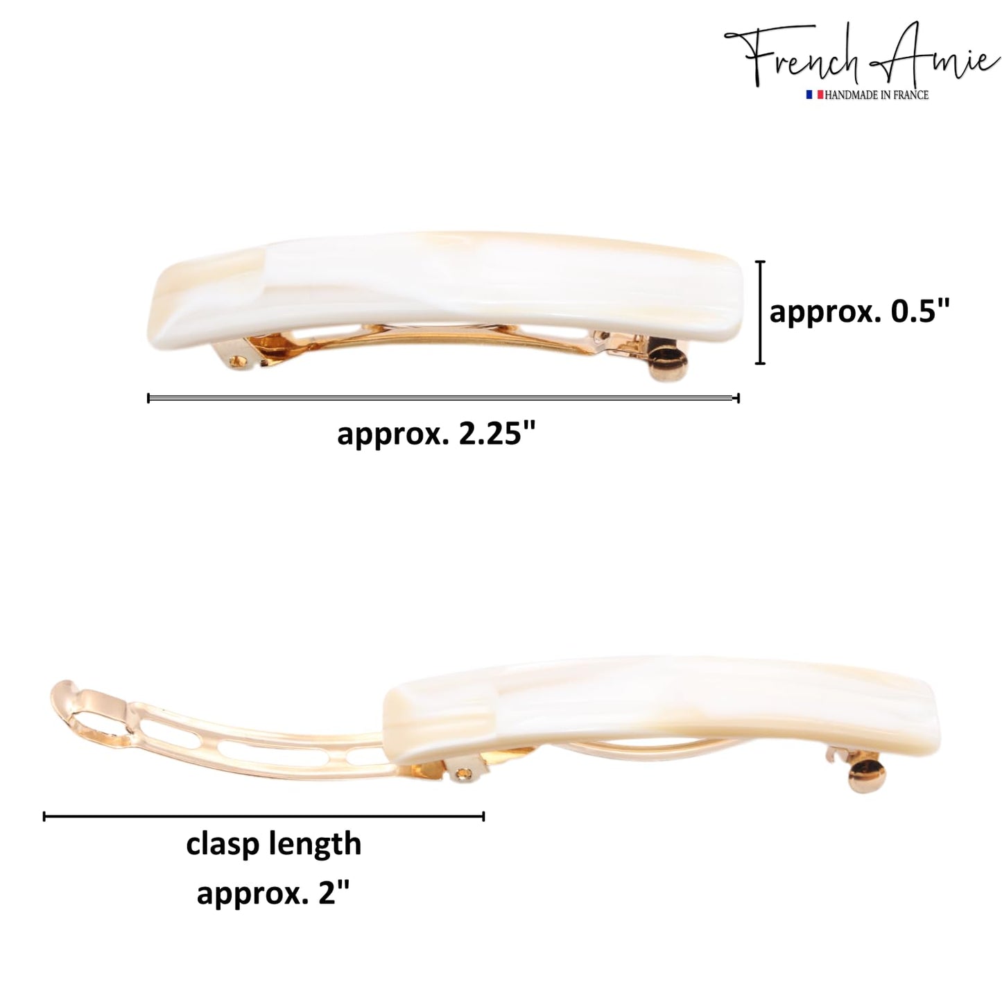 French Amie luxury styling hair clip for thin and fine hair types