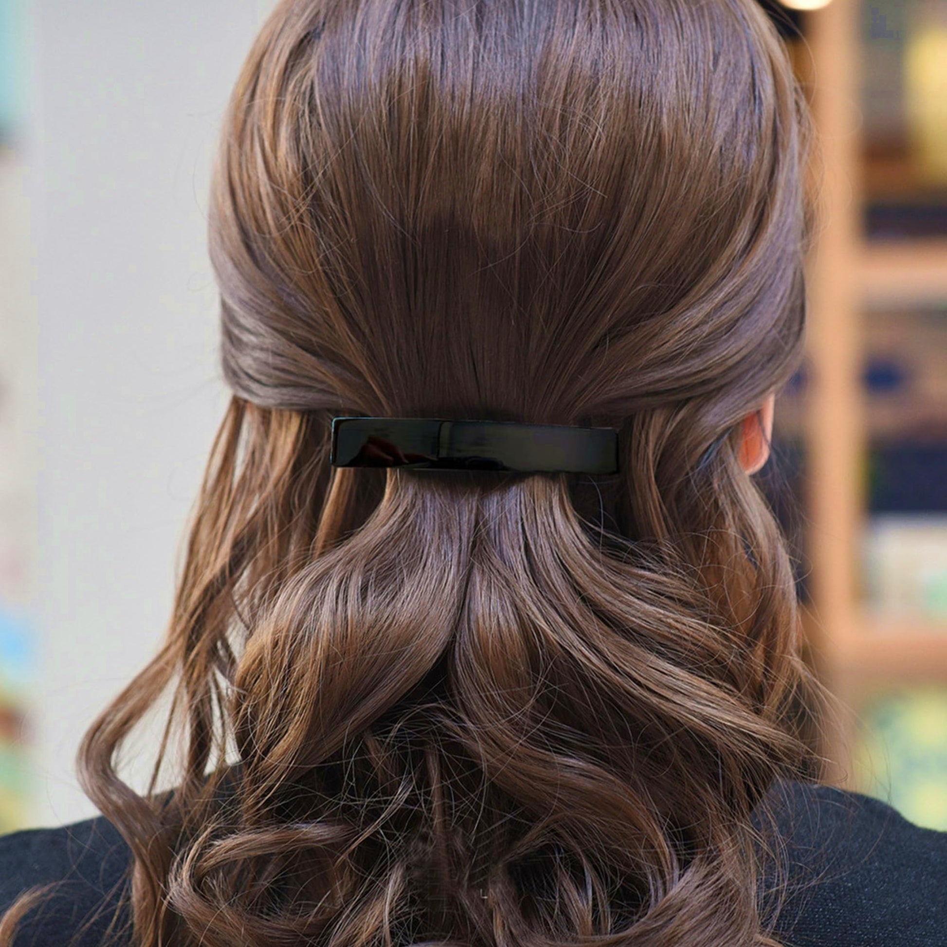 Fsmiling timeless design hair barrettes styled on premium fashion accessory display