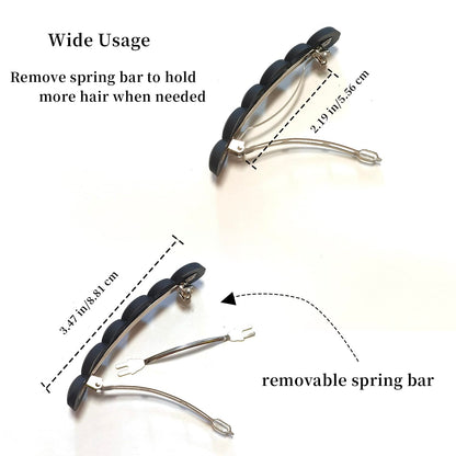 Markuii break resistant hair accessories highlighting the premium internal metal clasp mechanism.