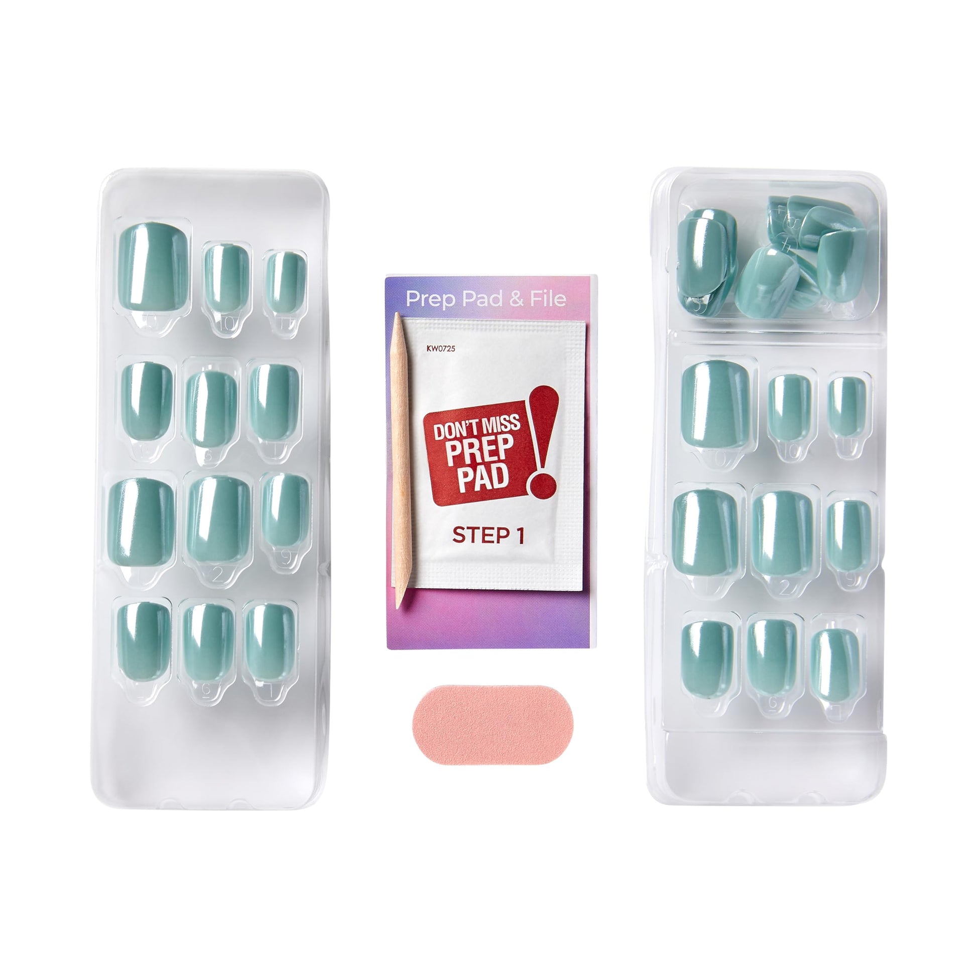 KISS imPRESS ColorFX nail set application demonstration
