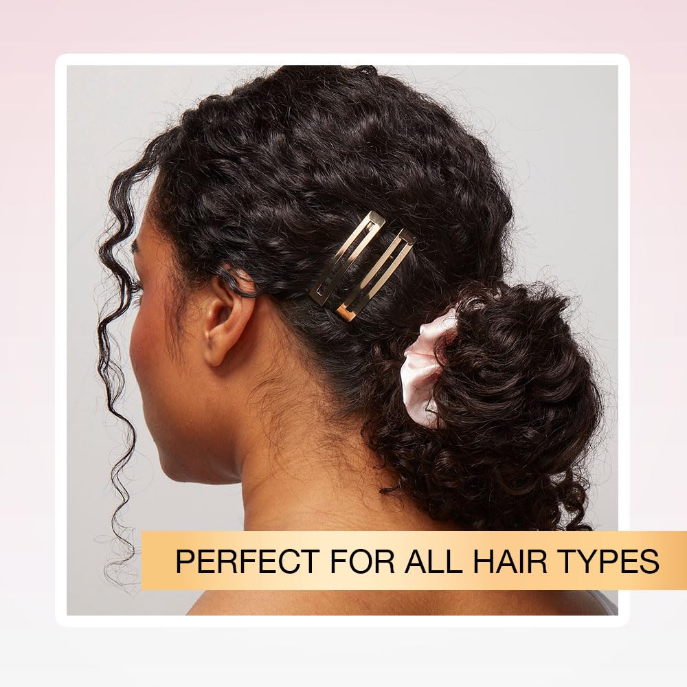 Six count collection of genuine Scunci hair clips for securing updos and managing flyaways comfortably