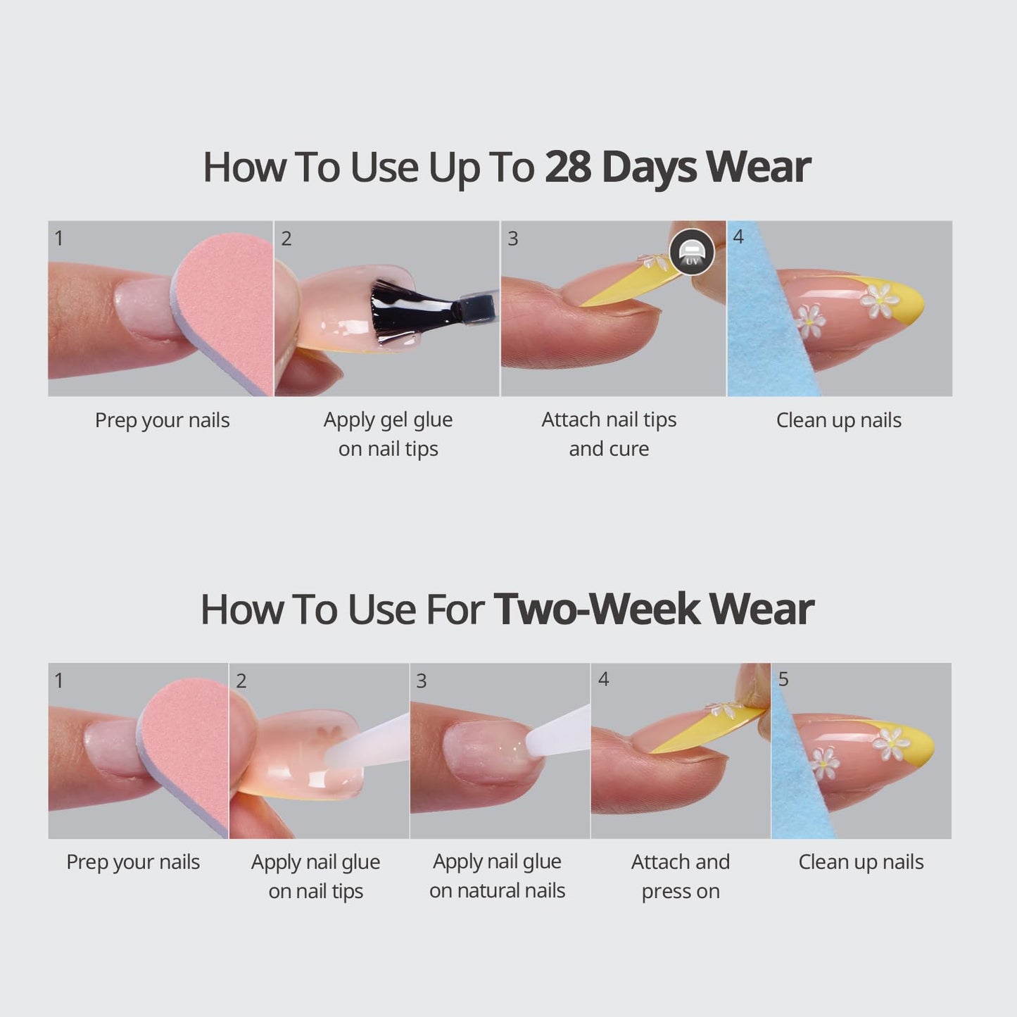 Packaging details of authentic BTArtbox USA imported nail kit