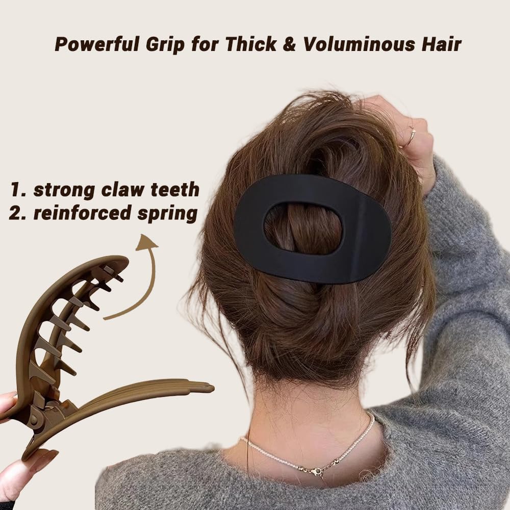 Bofunx duckbill hair clips showing matte finish and colors