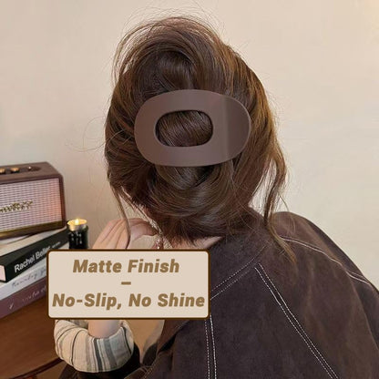Side profile of flat hair clips designed for comfortable hold