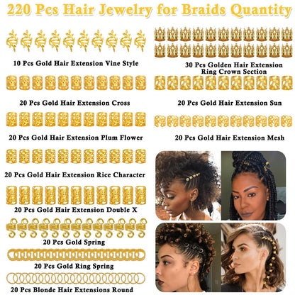 Ten different styles of Lucomb gold braid rings and crowns