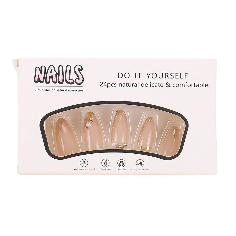 Ctthnbd press on nails packaging and included tools