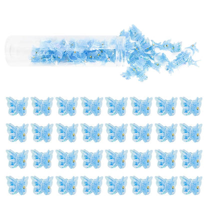 Detailed view of metal spring mechanism on butterfly hair clip