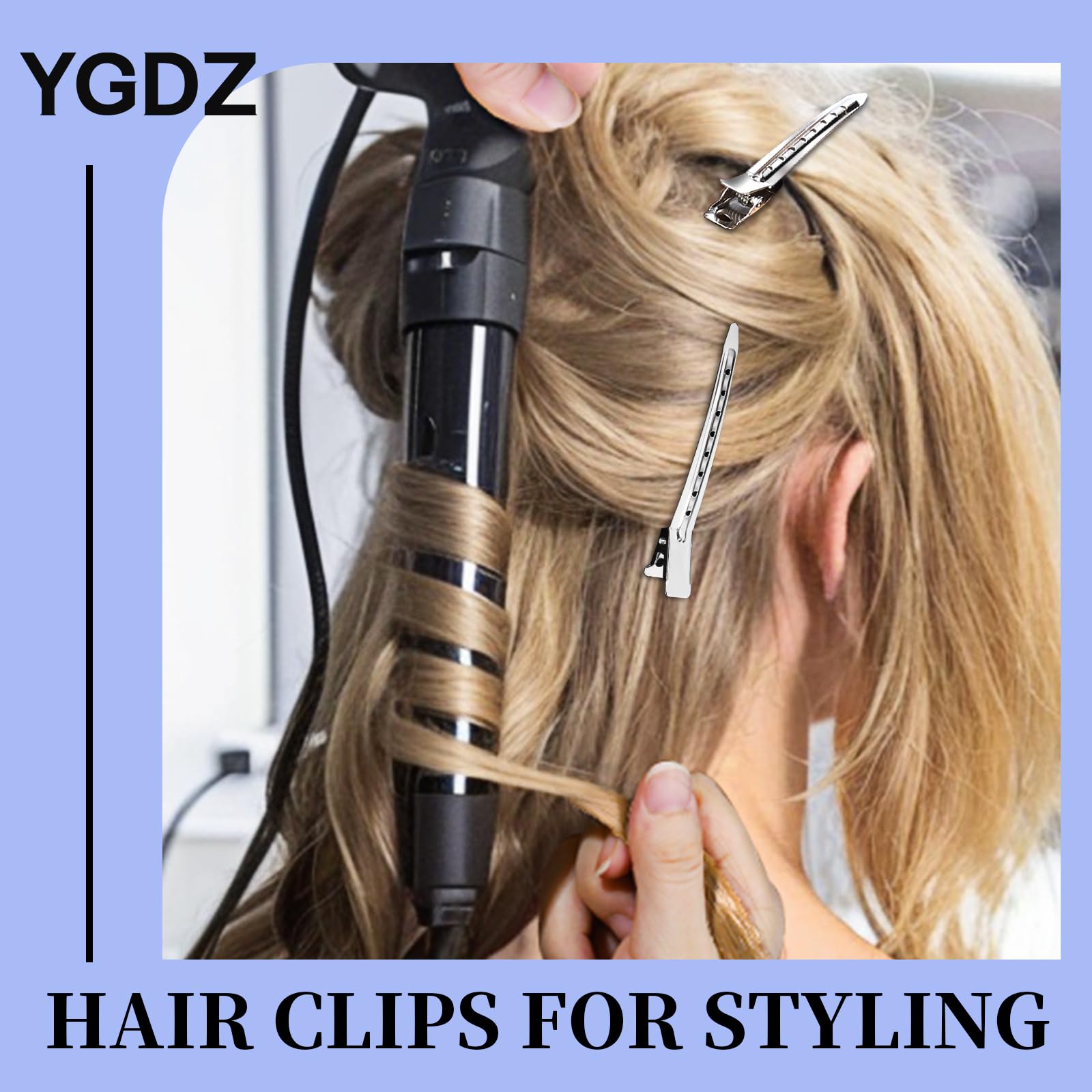 Durable steel spring mechanism on YGDZ duck bill beauty clips