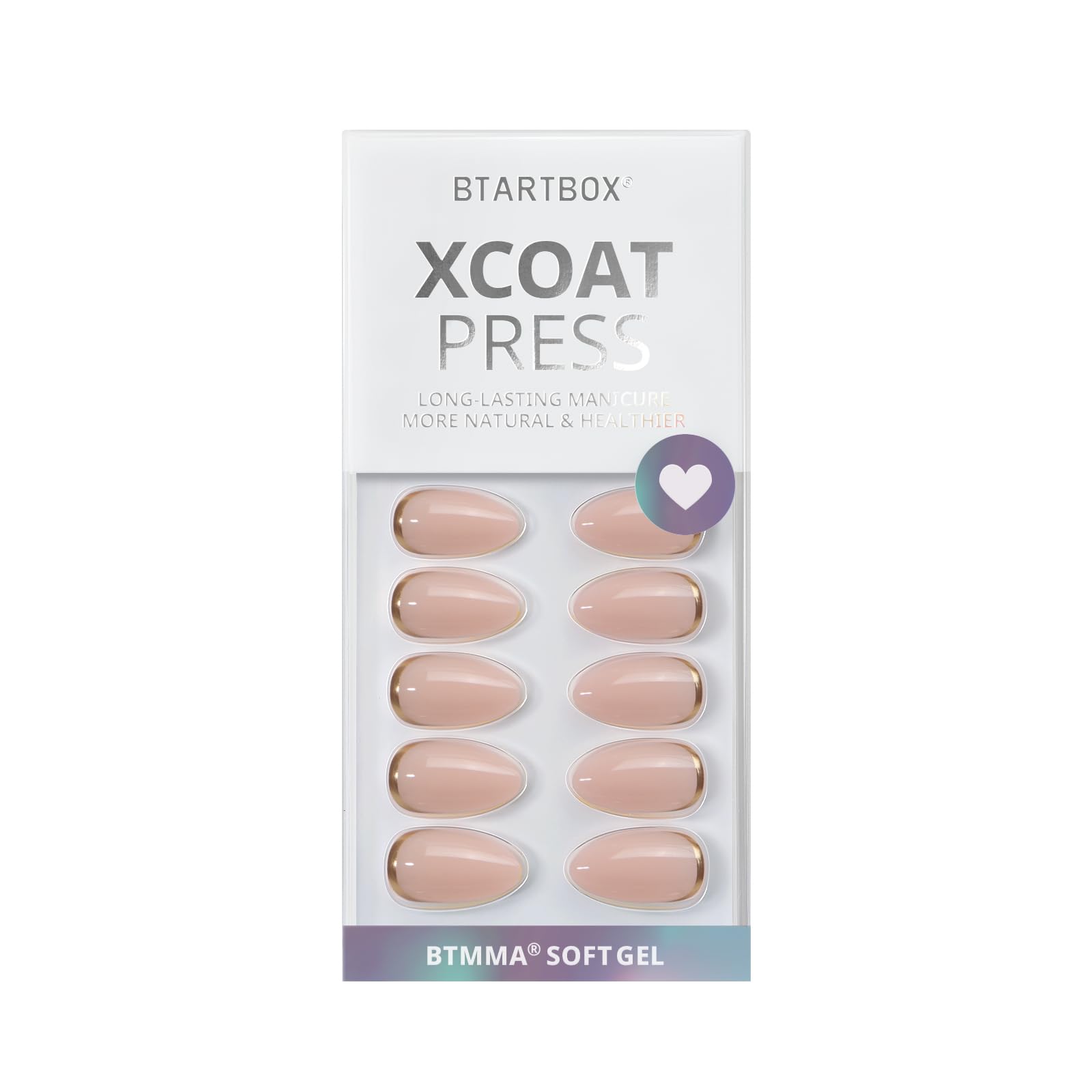 32 piece BTArtbox press on nails kit with application tools