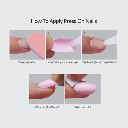 Application demonstration of Btartbox soft gel almond nails