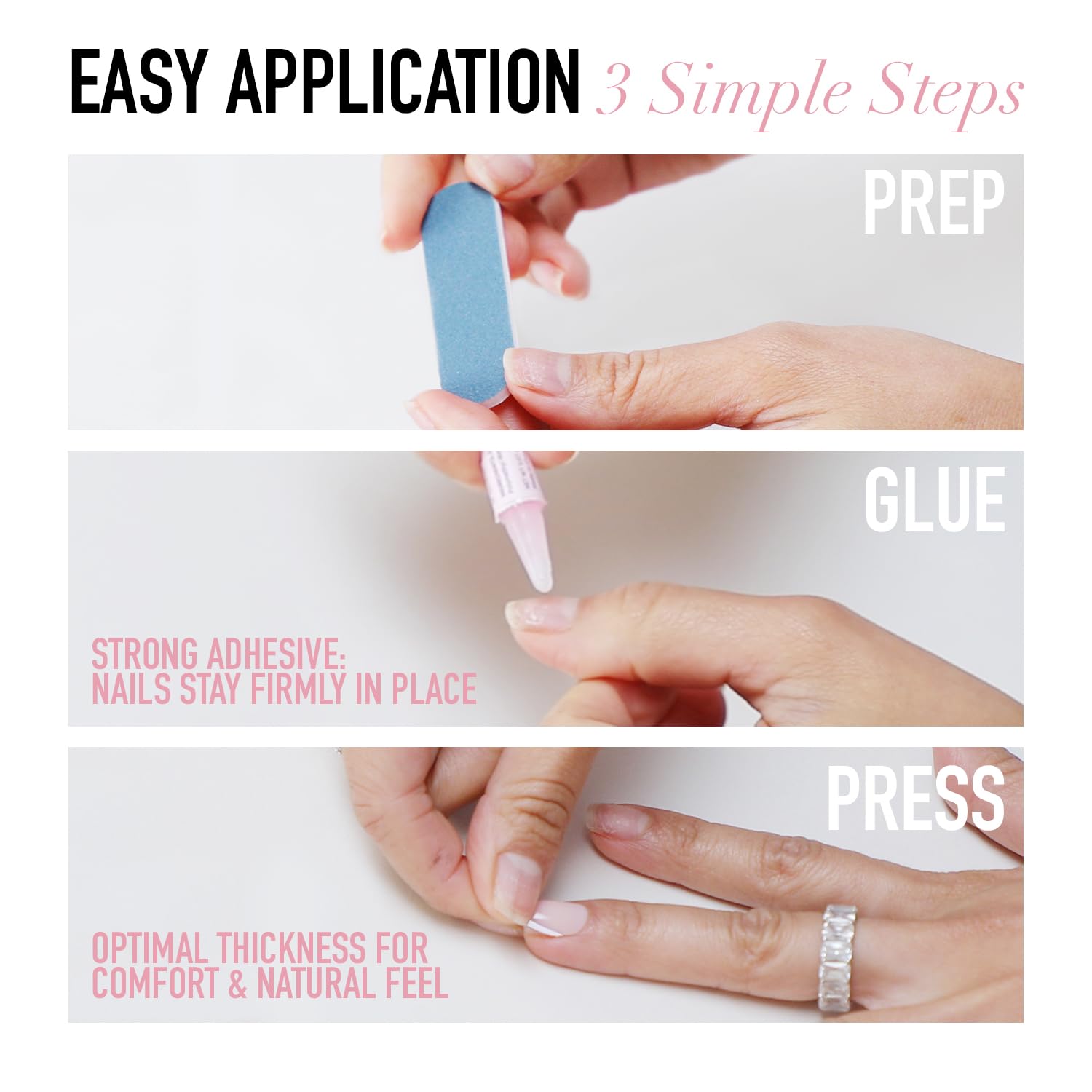 Glamnetic MaDamn 24 piece nail set arrangement