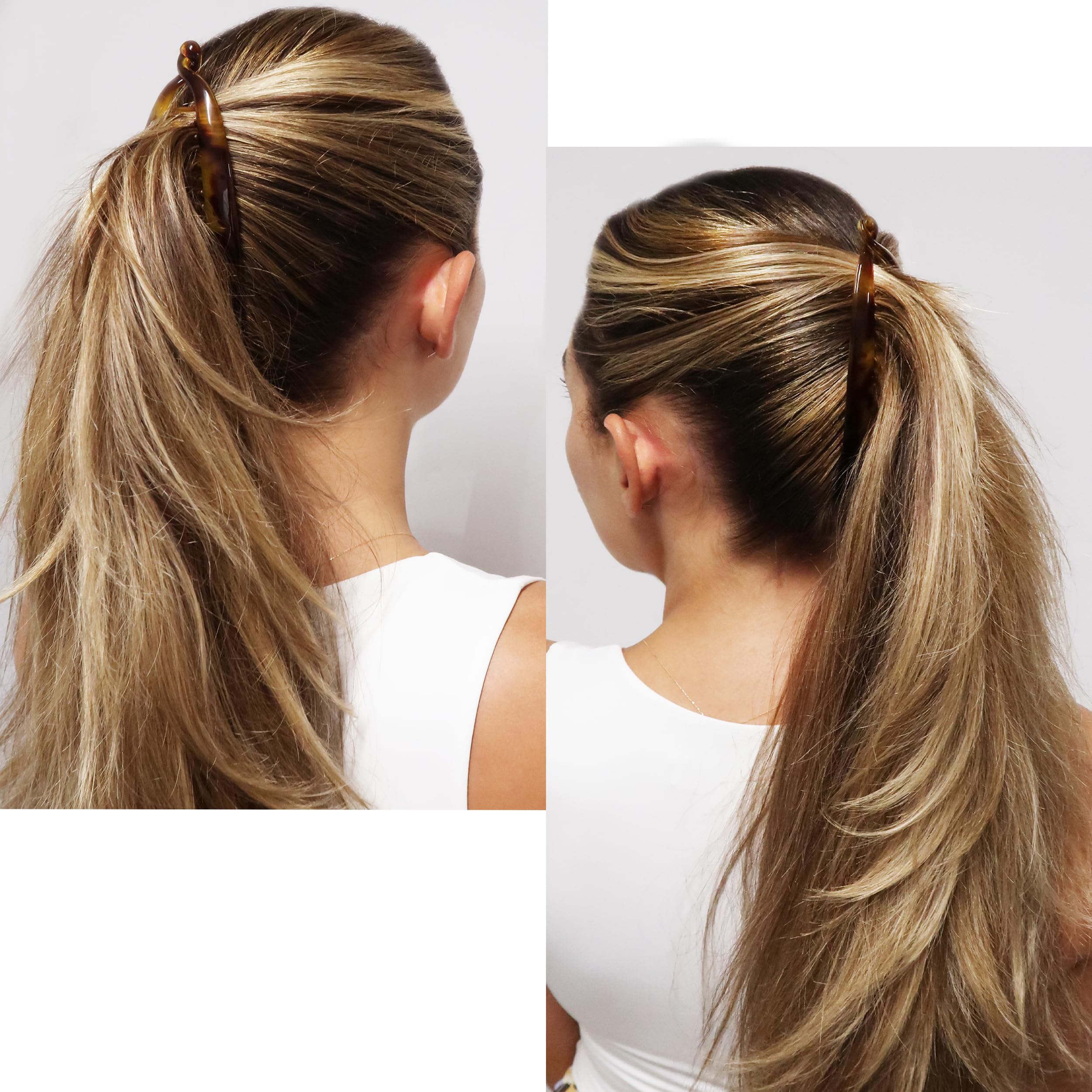 Camila Paris CP2 flexible ponytail holder side view premium French craftsmanship