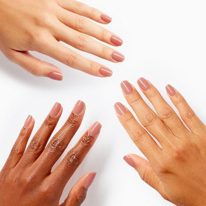 Close up of OPI gel-like salon manicure press on nails