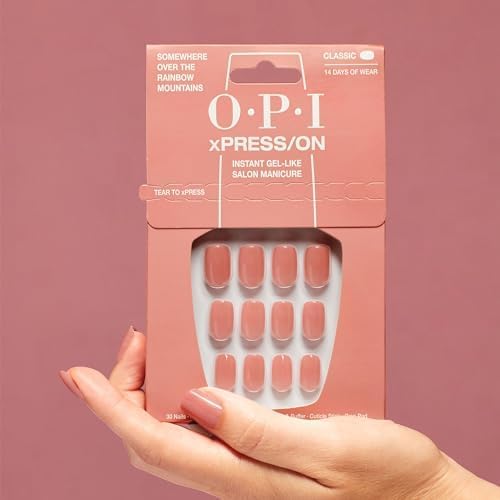 Sustainable OPI xPRESS/ON press on nail packaging design