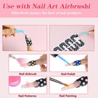 Oruola U shape nail stickers sheet layout