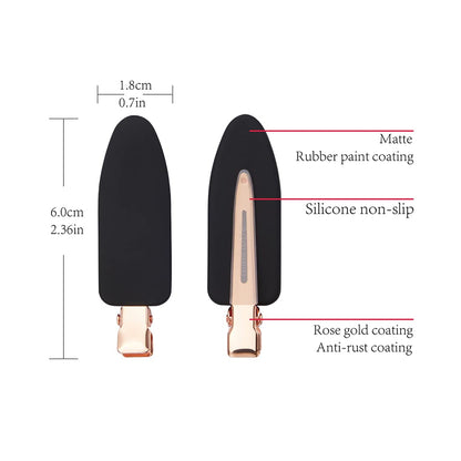 Minihope crease free makeup hair pins showcasing rose gold metal base