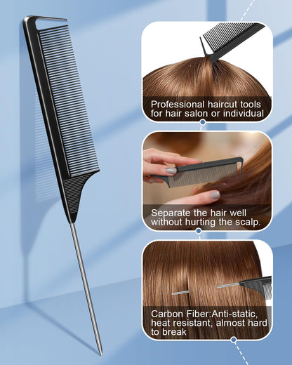 MORGLES premium seventy piece hair accessories bundle with durable clear plastic storage case.
