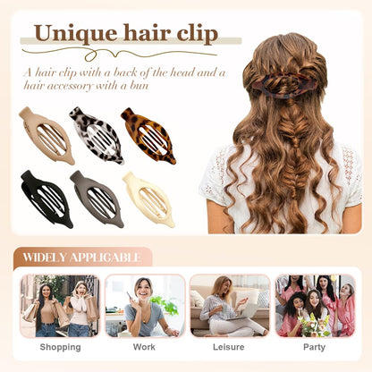 Nekska minimalist matte hair clips usage demonstration