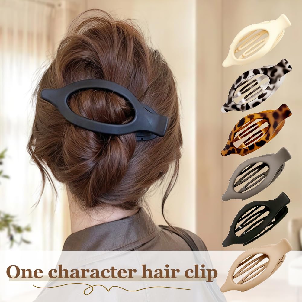 Durable polycarbonate flat hair clips by Nekska