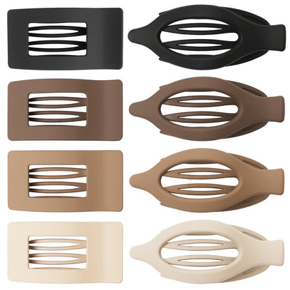 Comparison of square and oval Ehaler flat hair clips
