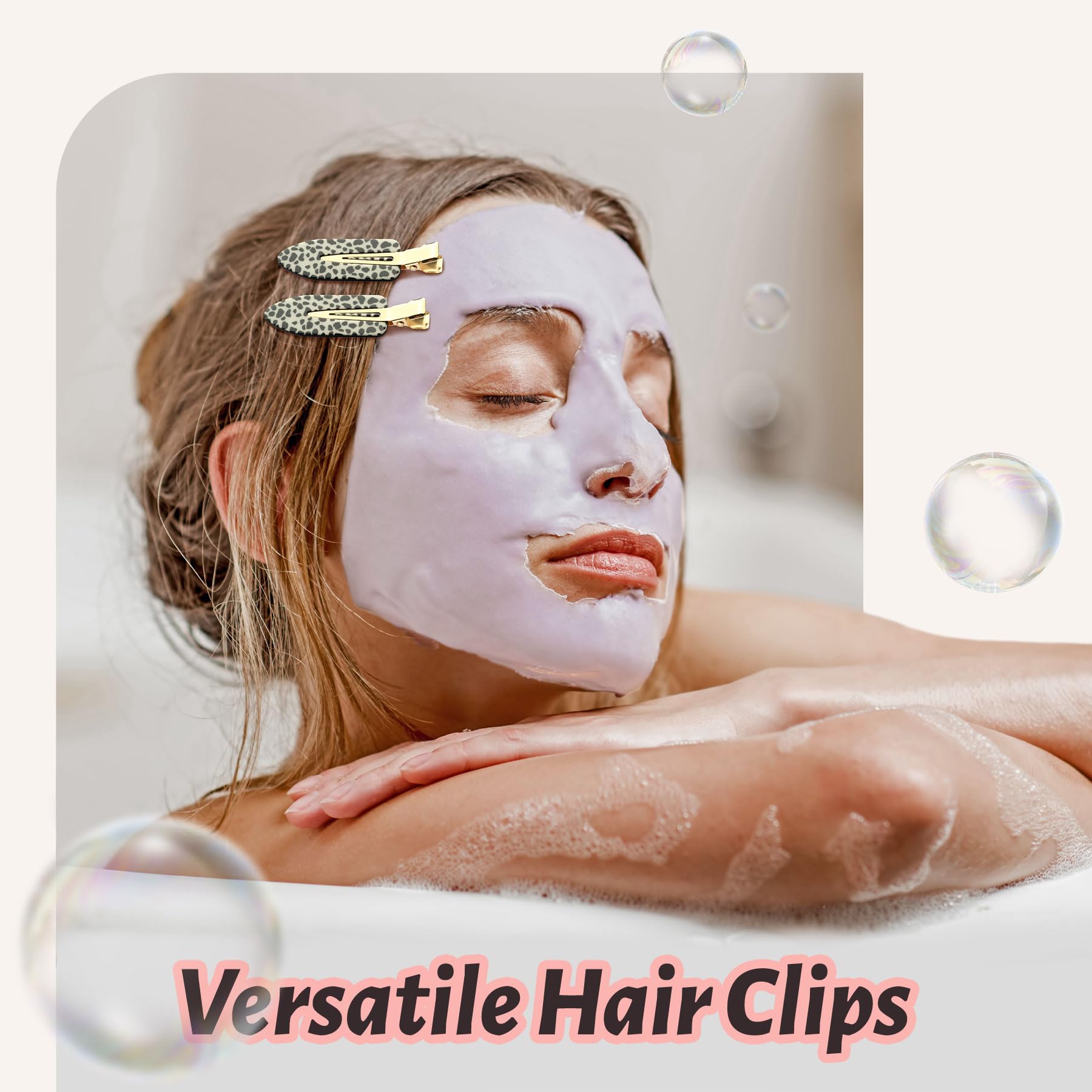 Side profile of YIERSO no crease makeup hair pin highlighting the lightweight stainless steel clip mechanism