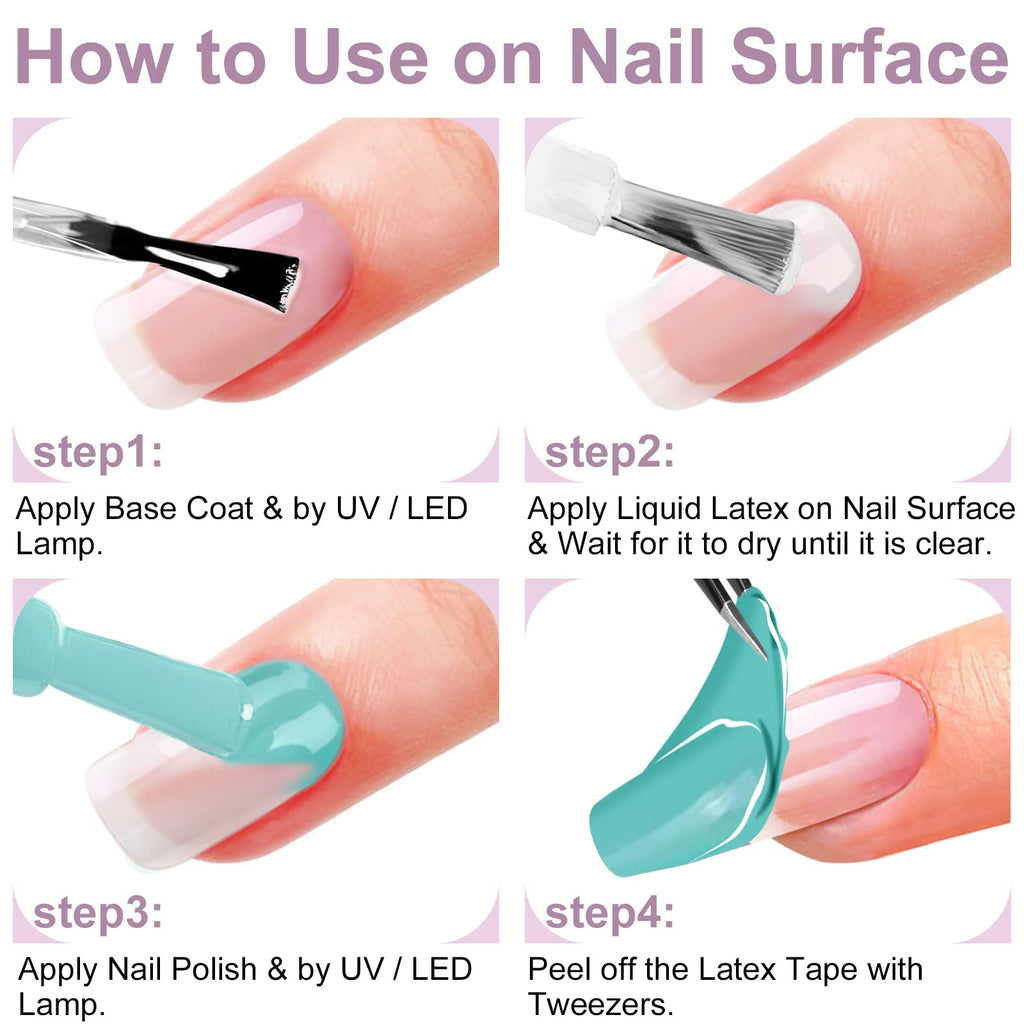 Complete Gjnl nail art protector kit components layout