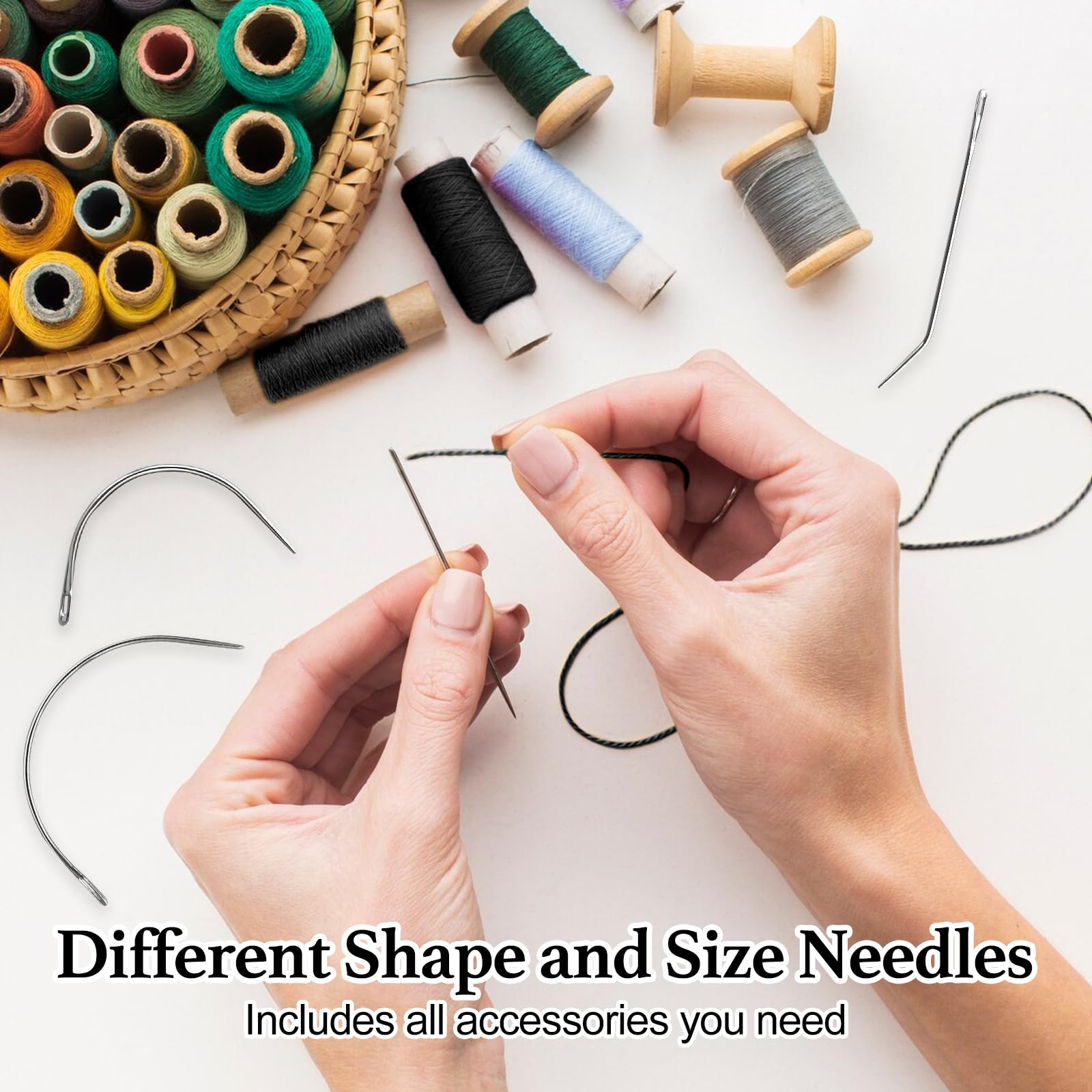 U shape snap clips for secure hair piece attachment