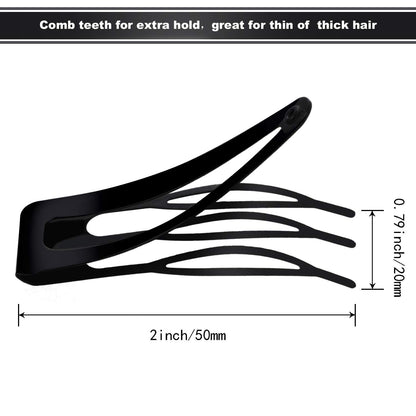 Pack of twenty four non slip hair clips for professional salon sectioning