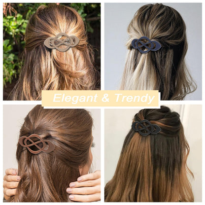 Side view of Amariver vintage style durable acrylic hair accessories