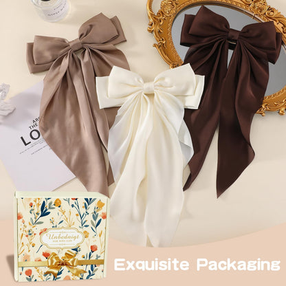 Six pieces pack of non slip large hair barrettes for thick and thin hair styling