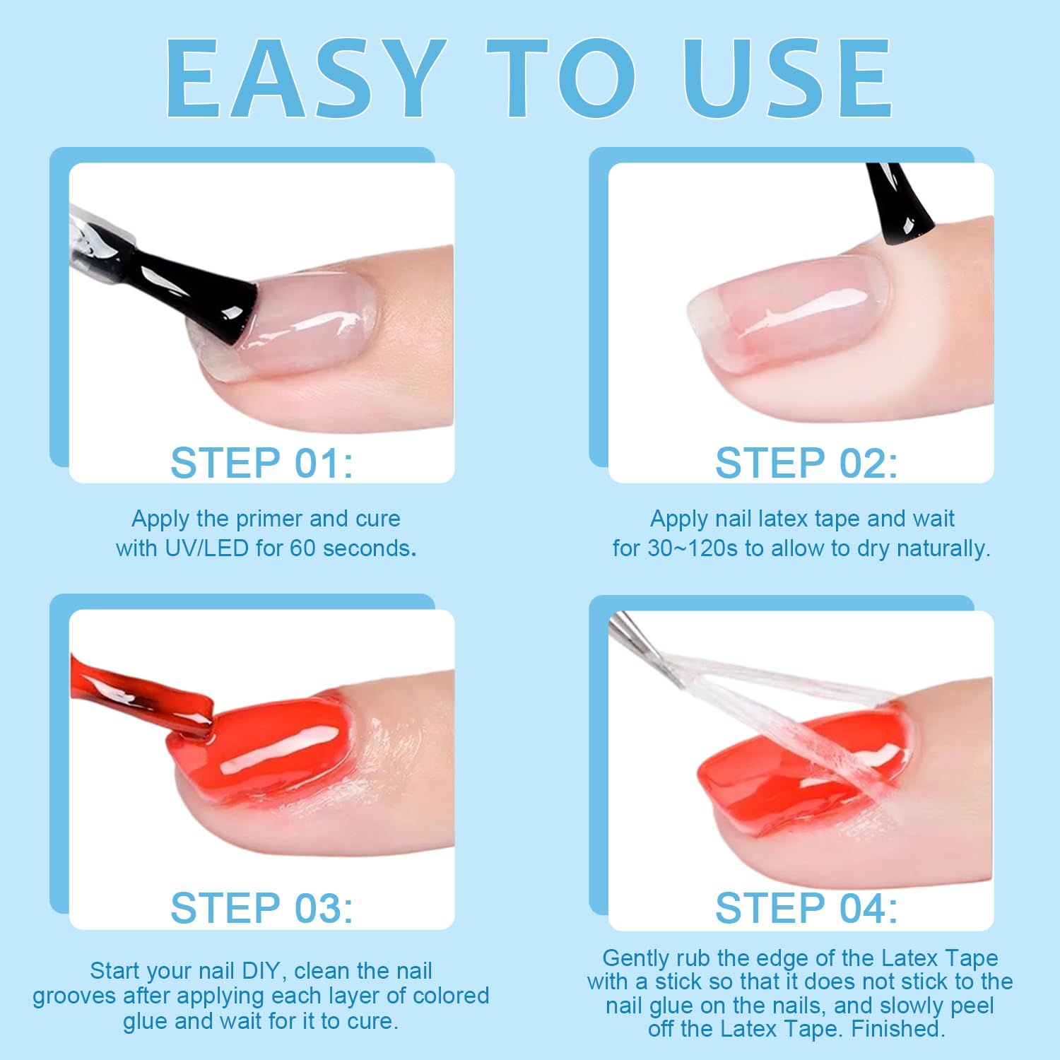 HiLemon nail art cuticle guard set for professionals