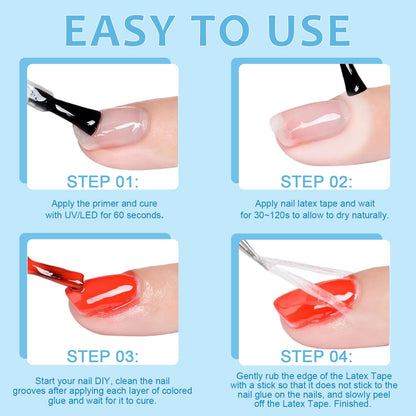 HiLemon nail art cuticle guard set for professionals