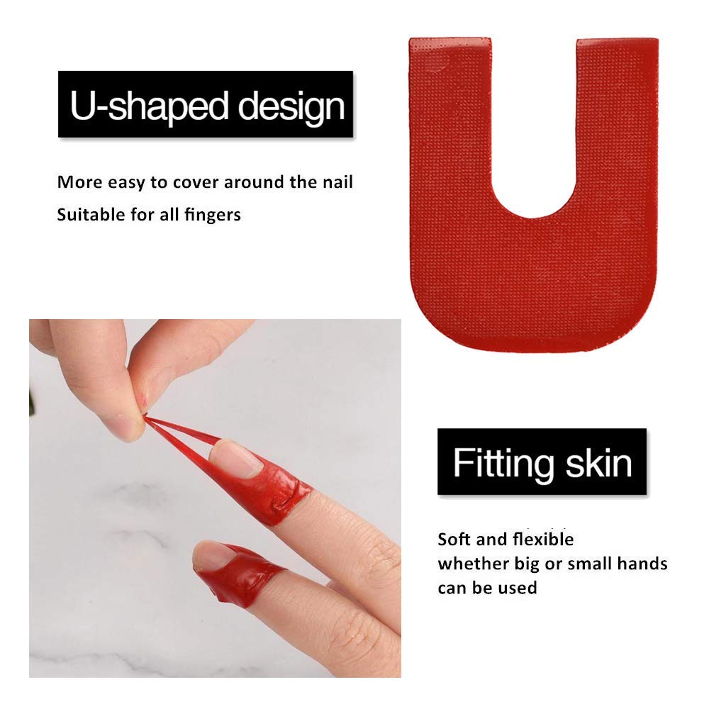 Spill proof manicure finger guards sheets overview
