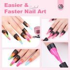 Saviland 100 pieces nail protector kit display