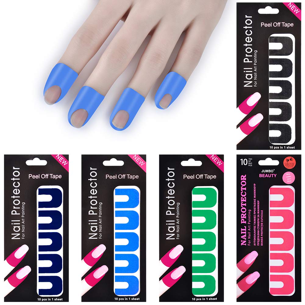 Nail stamping skin protector stickers pack contents