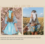 Tobeffect oversized satin hair bows styled elegantly on hair