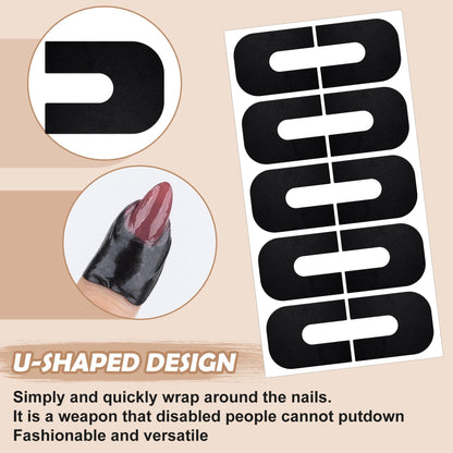 Manicure cuticle protection strips for flawless home salon polish designs